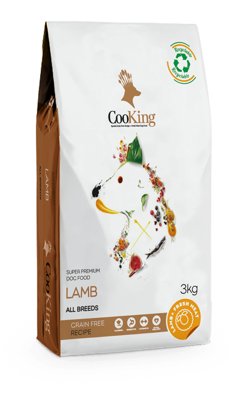 COOKING DRY DOG FOOD LAMB ADULT ALL BREEDS GRAIN FREE RECIPE